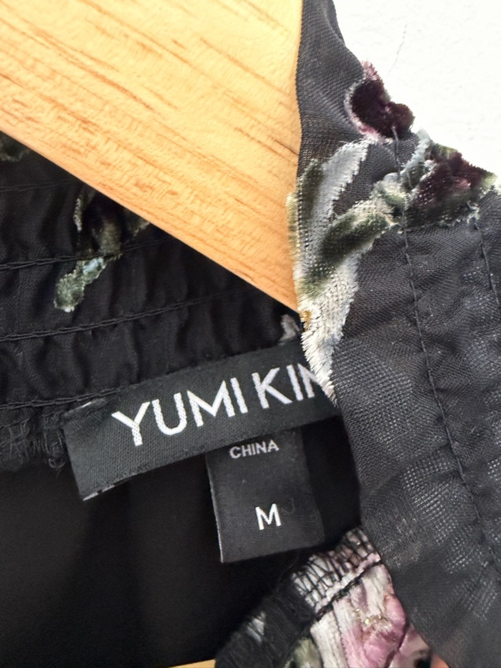 Yumi Kim Anthropologie TIMELESS VELVET BURNOUT LEXINGTON AVE TOP Long Sleeve 300 - Picture 5 of 11
